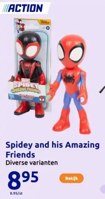 Action Spidey and his Amazing Friends aanbieding