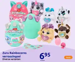Action Zuru Rainbocorns verrassingsei aanbieding