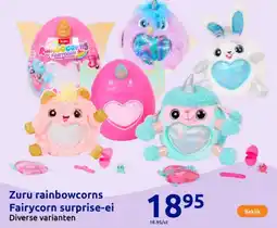 Action Zuru rainbowcorns Fairycorn surprise-ei aanbieding