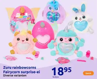 Action Zuru rainbowcorns Fairycorn surprise-ei aanbieding