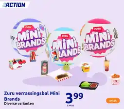 Action Zuru verrassingsbal Mini Brands aanbieding