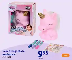 Action Love&Hugs style eenhoorn aanbieding