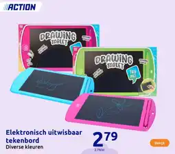 Action Elektronisch uitwisbaar tekenbord aanbieding