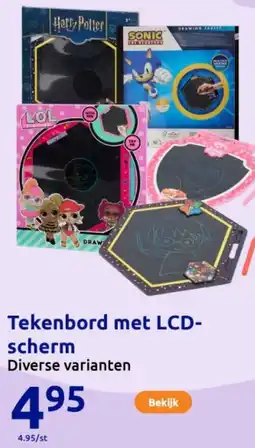 Action Tekenbord met LCD scherm aanbieding