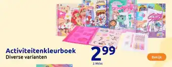 Action Activiteitenkleurboek aanbieding