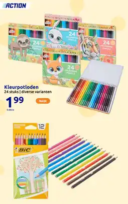 Action Kleurpotloden aanbieding