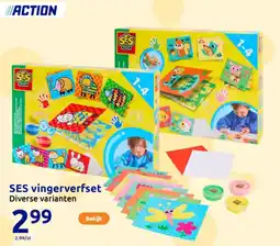 Action SES vingerverfset aanbieding