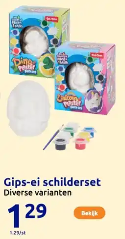 Action Gips-ei schilderset aanbieding