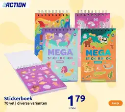Action Stickerboek aanbieding