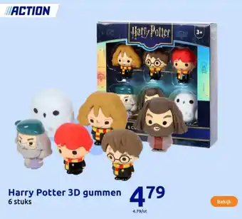 Action Harry Potter 3D gummen aanbieding