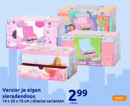 Action Versier je eigen sieradendoos aanbieding