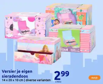 Action Versier je eigen sieradendoos aanbieding