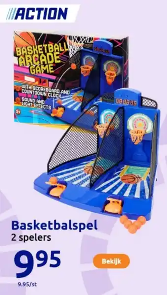 Action Basketbalspel aanbieding