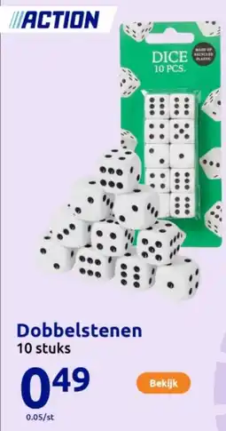 Action Dobbelstenen aanbieding