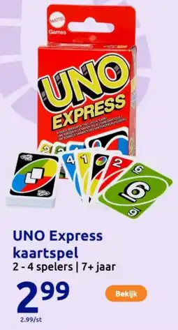 Action UNO Express kaartspel aanbieding