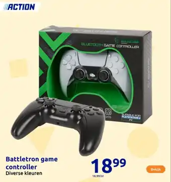 Action Battletron game controller aanbieding