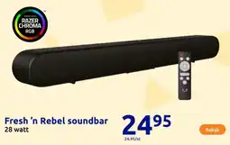 Action Fresh 'n Rebel soundbar aanbieding
