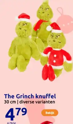 Action The Grinch knuffel aanbieding