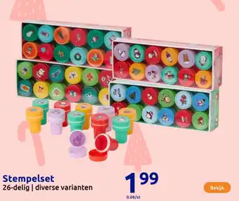 Action Stempelset aanbieding
