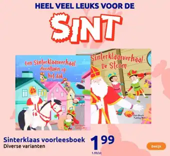 Action Sinterklaas voorleesboek aanbieding