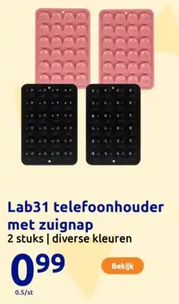 Action Lab31 telefoonhouder met zuignap aanbieding
