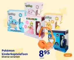 Action Pokémon kinderkoptelefoon aanbieding