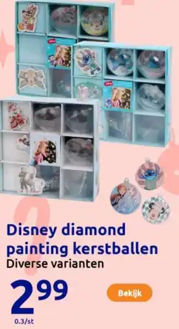 Action Disney diamond painting kerstballen aanbieding
