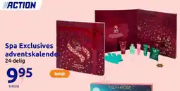 Action Spa Exclusives adventskalende aanbieding
