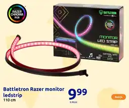 Action Battletron Razer monitor ledstrip aanbieding