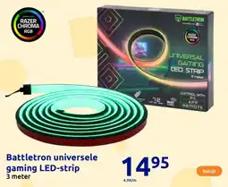 Action Battletron universele gaming LED-strip aanbieding
