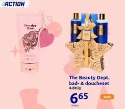 Action The Beauty Dept. bad & doucheset aanbieding
