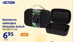 Action Battletron opbergtas Nintendo Switch aanbieding