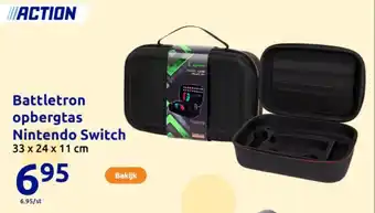 Action Battletron opbergtas Nintendo Switch aanbieding