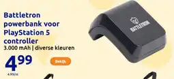 Action Battletron powerbank voor PlayStation 5 controller aanbieding