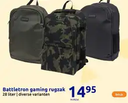 Action Battletron gaming rugzak aanbieding