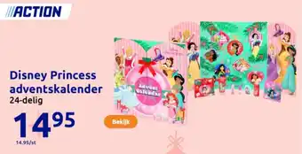 Action Disney Princess adventskalender aanbieding