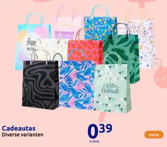 Action Cadeautas aanbieding
