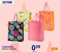 Action Cadeautas aanbieding