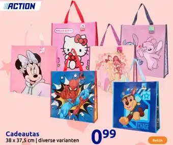 Action Cadeautas aanbieding