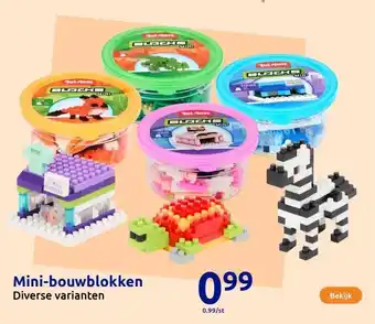 Action Mini-bouwblokken aanbieding