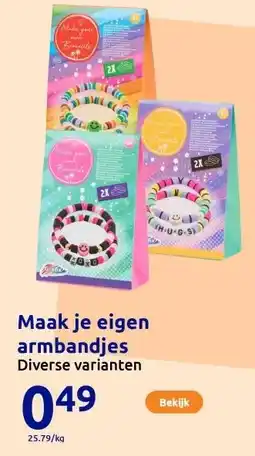 Action Maak je eigen armbandjes aanbieding