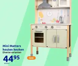 Action Mini Matters houten keuken aanbieding