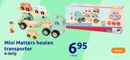 Action Mini Matters houten transporter aanbieding