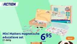 Action Mini Matters magnetische educatieve set aanbieding