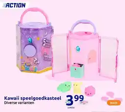 Action Kawaii speelgoedkasteel aanbieding