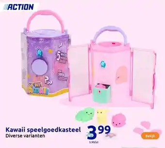 Action Kawaii speelgoedkasteel aanbieding