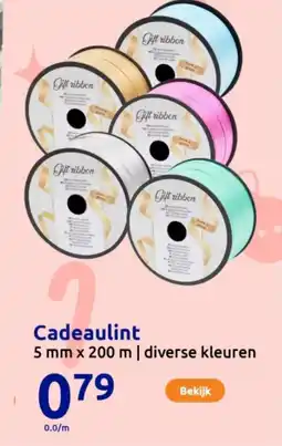 Action Cadeaulint aanbieding