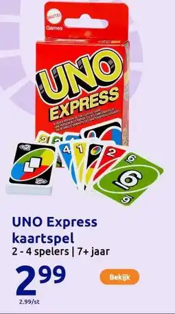 Action UNO Express kaartspel aanbieding