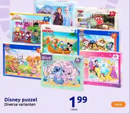 Action Disney puzzel aanbieding