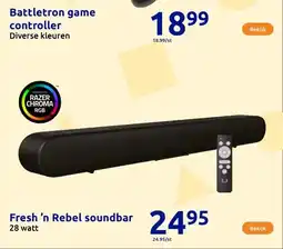 Action Fresh ’n Rebel soundbar aanbieding